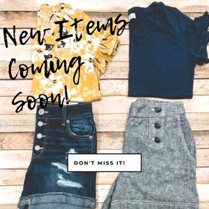 New Closet Items Coming Soon!